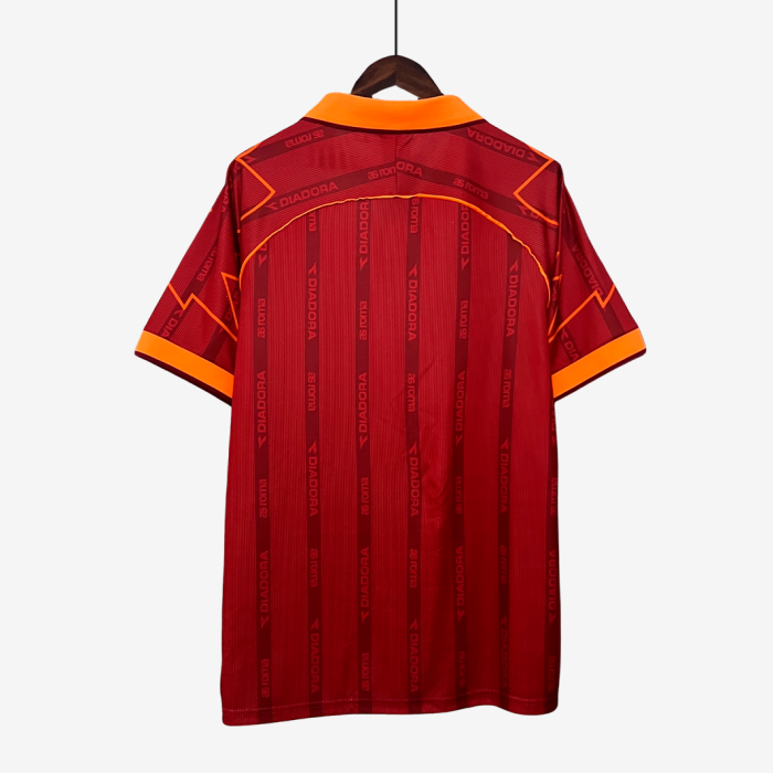 AS Roma 1999/00 Home Jersey - Retro Version - Image 9