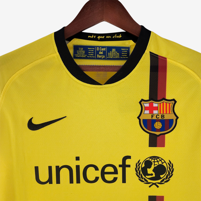 Barcelona 2008/09 Away Jersey Long Sleeve – Retro Version - Image 8