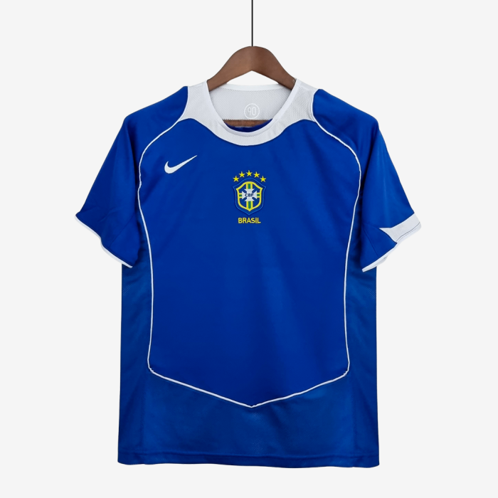 Brazil 2004 Away Jersey – Retro Version - Image 1