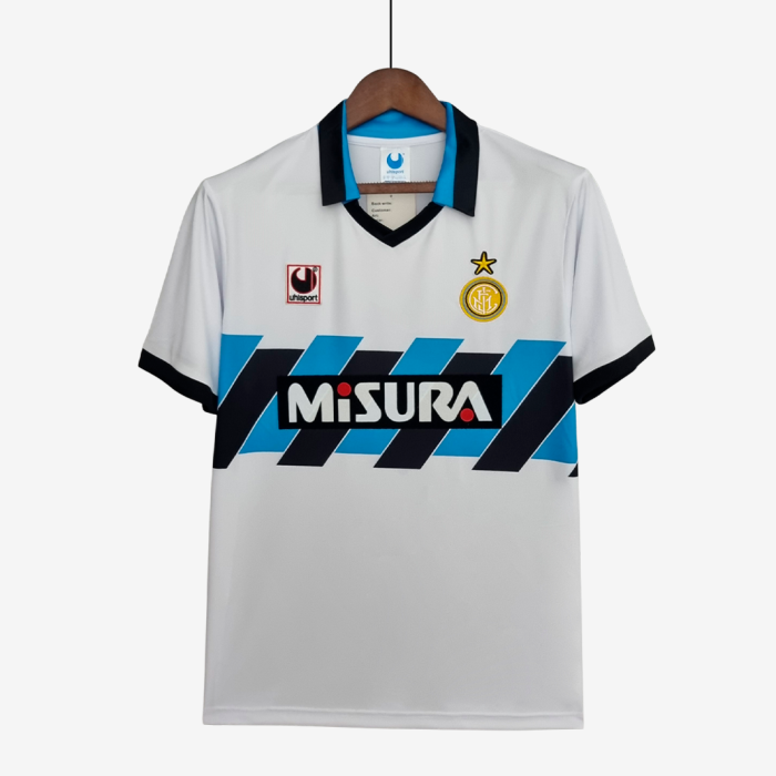 Inter Milan 1990/91 Away Jersey – Retro Version - Image 1