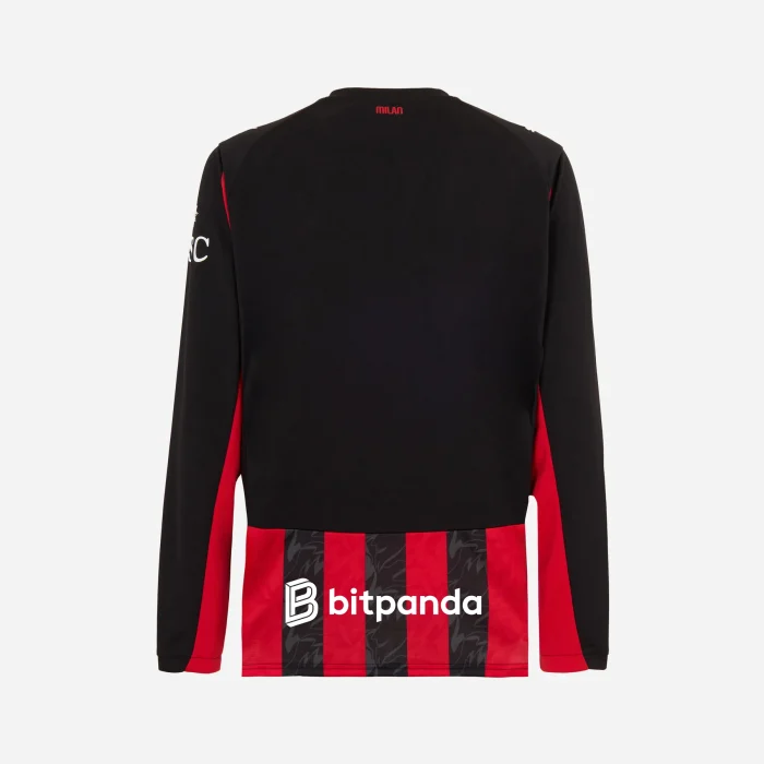 AC Milan 2025/26 Home Jersey Long Sleeve – Fan Version - Image 10