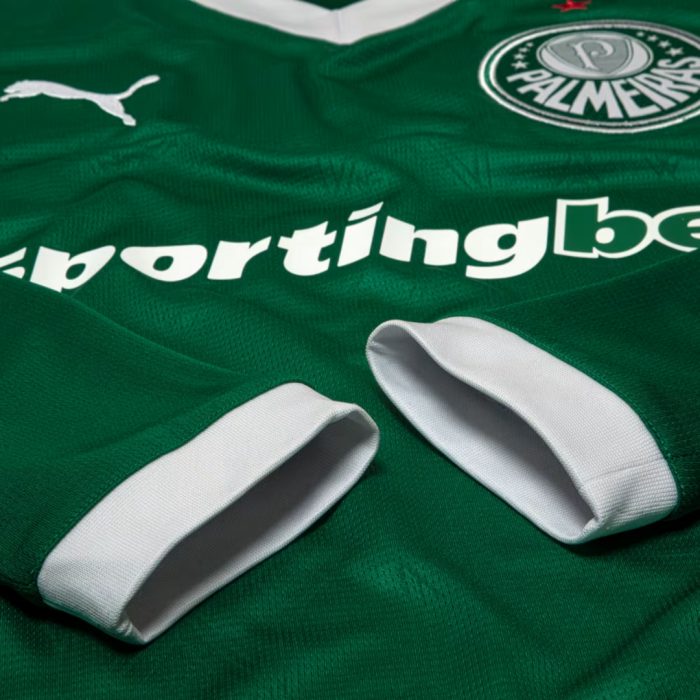Palmeiras 2025/26 Home Jersey Long Sleeve – Fan Version - Image 4