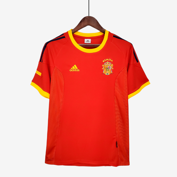 Spain 2002 Home Jersey – Retro Version - Image 1