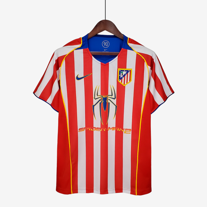 Atletico Madrid 2004/05 Home Jersey – Retro Version - Image 1
