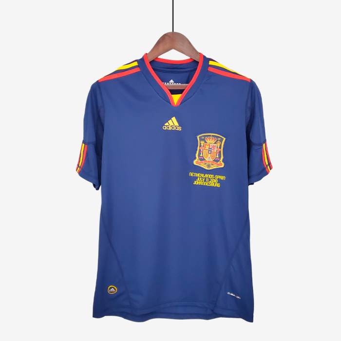 Spain 2010 Away Jersey – Retro Version - Image 1