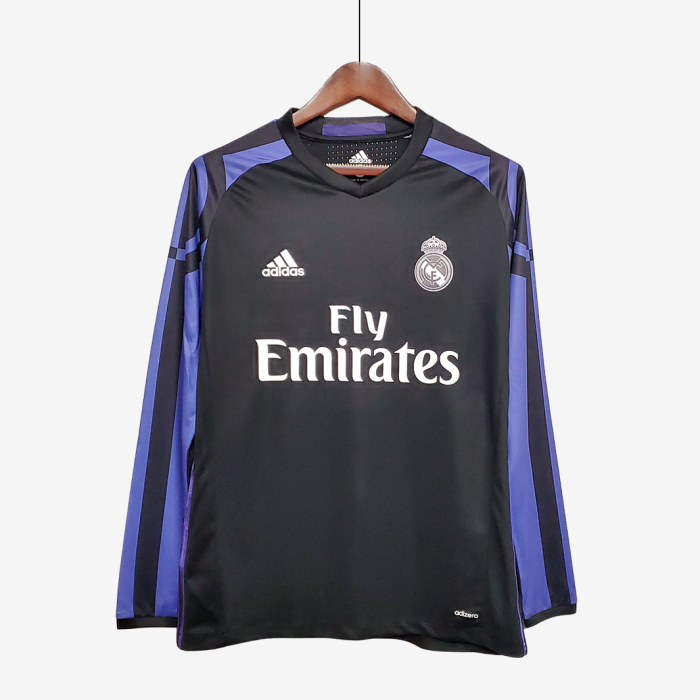 Real Madrid 2015/16 Third Jersey Long Sleeve - Retro Version - Image 1