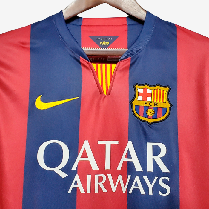 Barcelona 2014/15 Home Jersey - Retro Version - Image 10