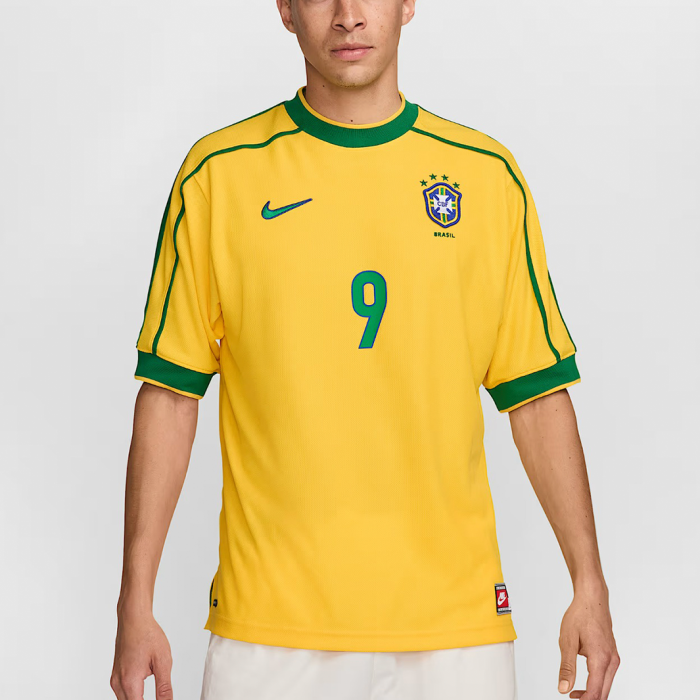 Brazil 1998 Home Jersey Reissue - Fan Version - Image 1