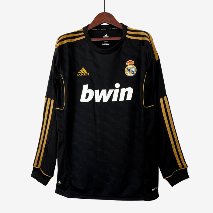 Real Madrid 2011/12 Away Jersey Long Sleeve – Retro Version - Image 1