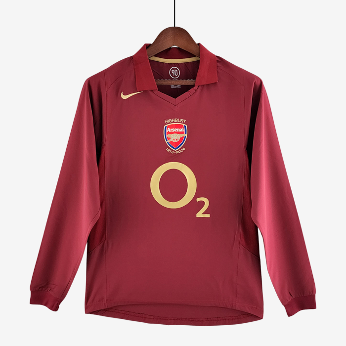 Arsenal 2005/06 Away Jersey Long Sleeve – Retro Version - Image 1