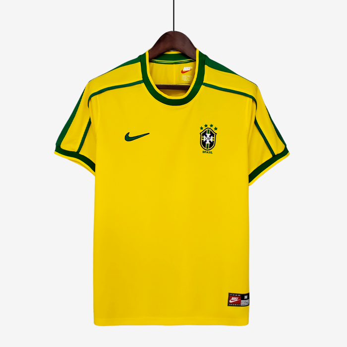 Brazil 1998 Home Jersey – Retro Version - Image 1