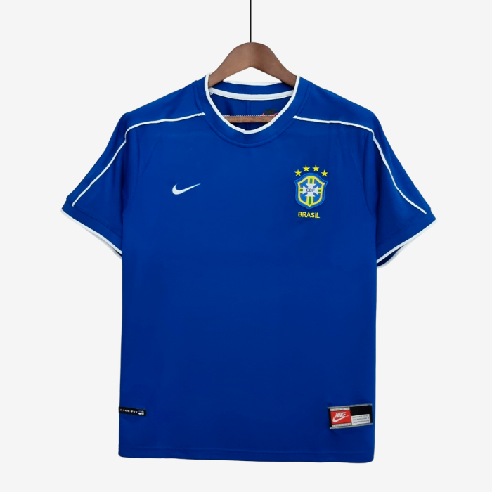 Brazil 1998 Away Jersey – Retro Version - Image 1