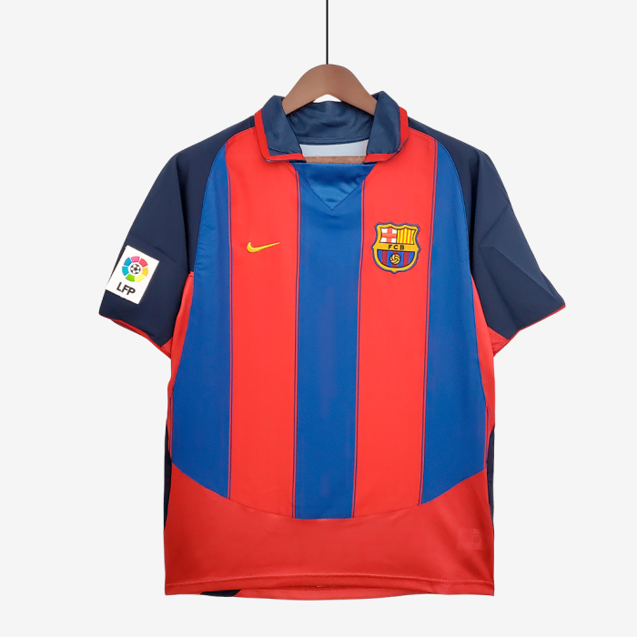 Barcelona 2003/04 Home Jersey – Retro Version - Image 1