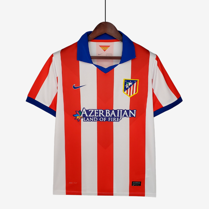 Atletico Madrid 2014/15 Home Jersey – Retro Version - Image 1
