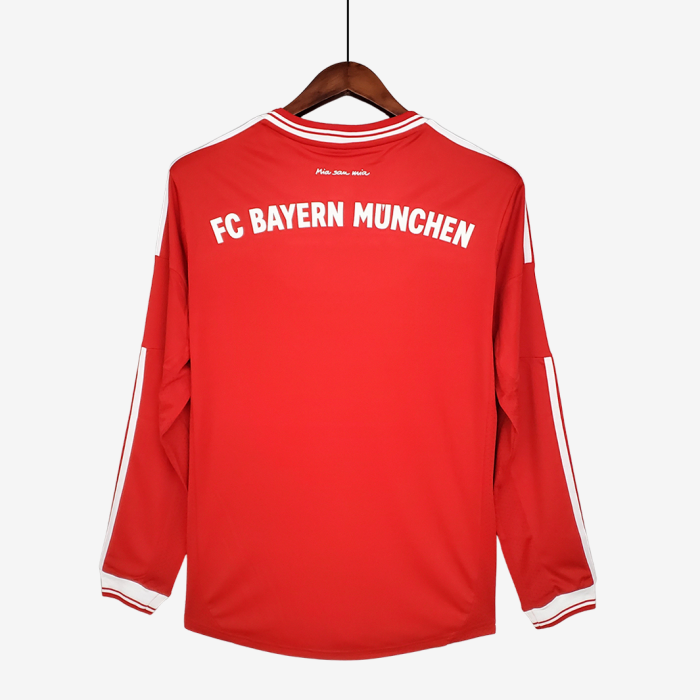Bayern Munich 2013/14 Home Jersey Long Sleeve – Retro Version - Image 9