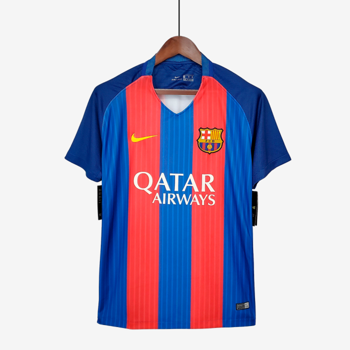 Barcelona 2016/17 Home Jersey – Retro Version - Image 1