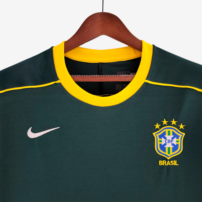Brazil 1998 Goalkeeper Jersey – Retro Version - Image 10