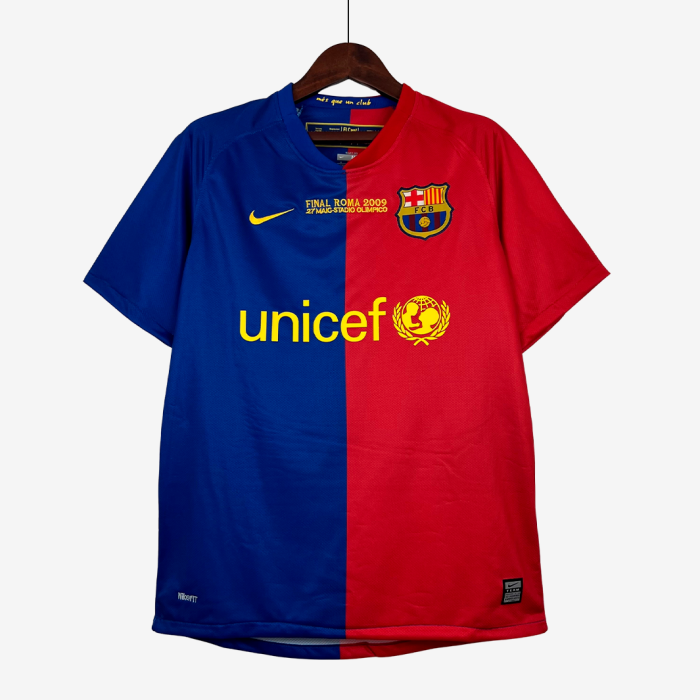 Barcelona 2008/09 Home Jersey UCL – Retro Version - Image 1