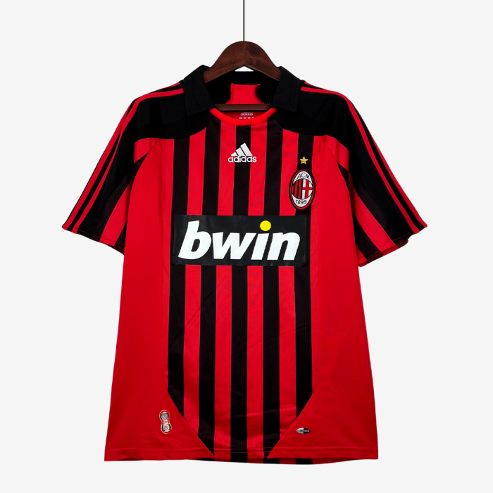 AC Milan 2007/08 Home Jersey – Retro Version - Image 1