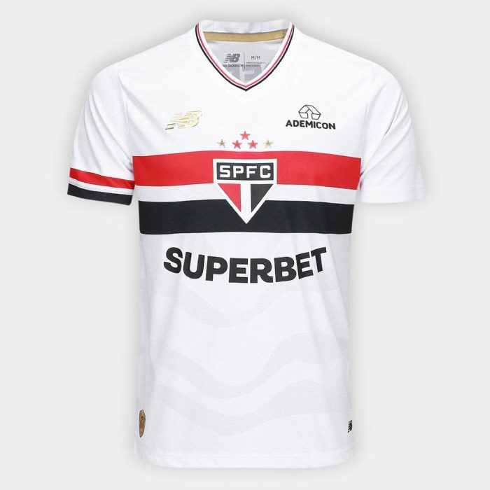 Sao Paulo 2025/26 Home Jersey – Fan Version - Image 1