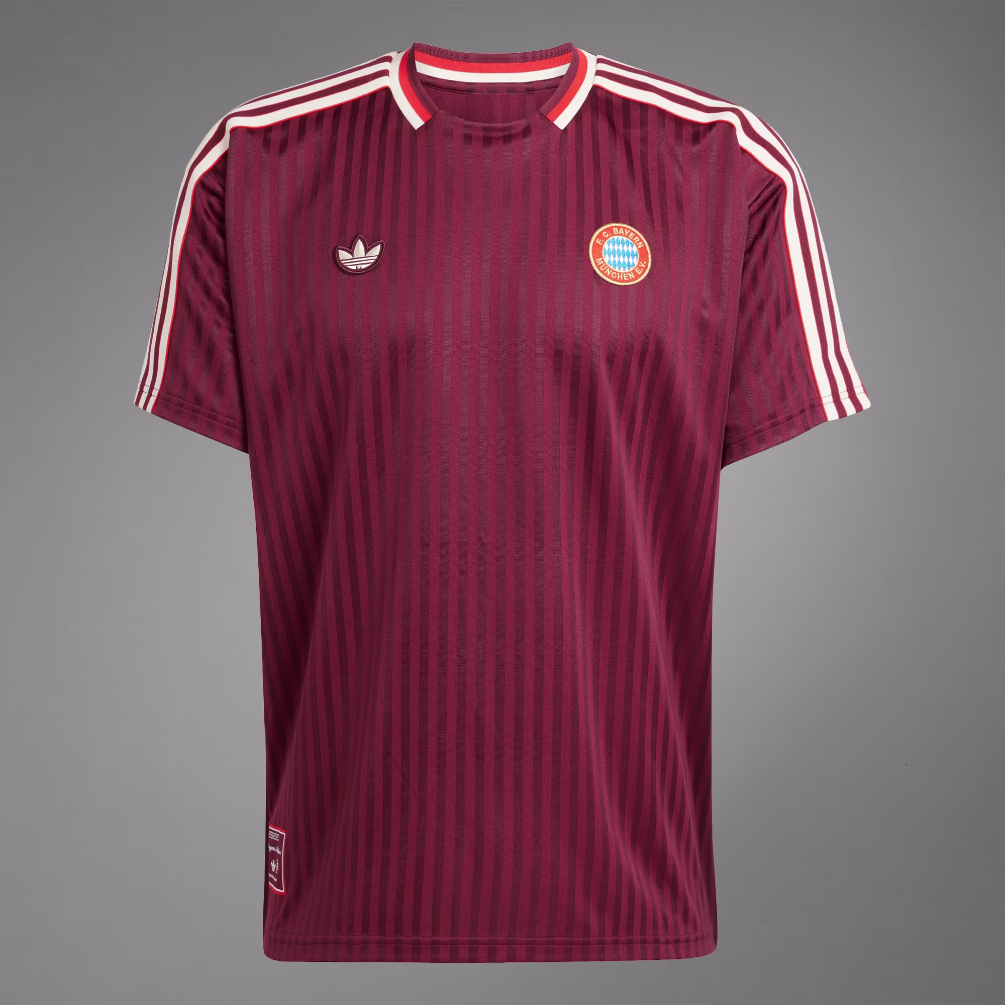 FC_Bayern_Terrace_Icons_Jersey_Burgundy_JF0595_HM30 Bayern Munich Terrace Icons Jersey – Fan Version - Image 1