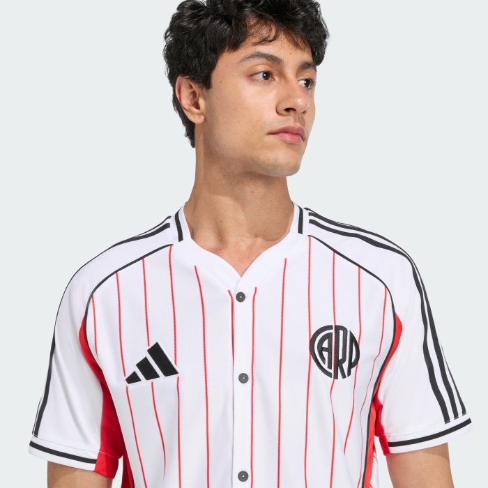 River Plate 2025/26 US Baseball Jersey – Fan Version - Image 2
