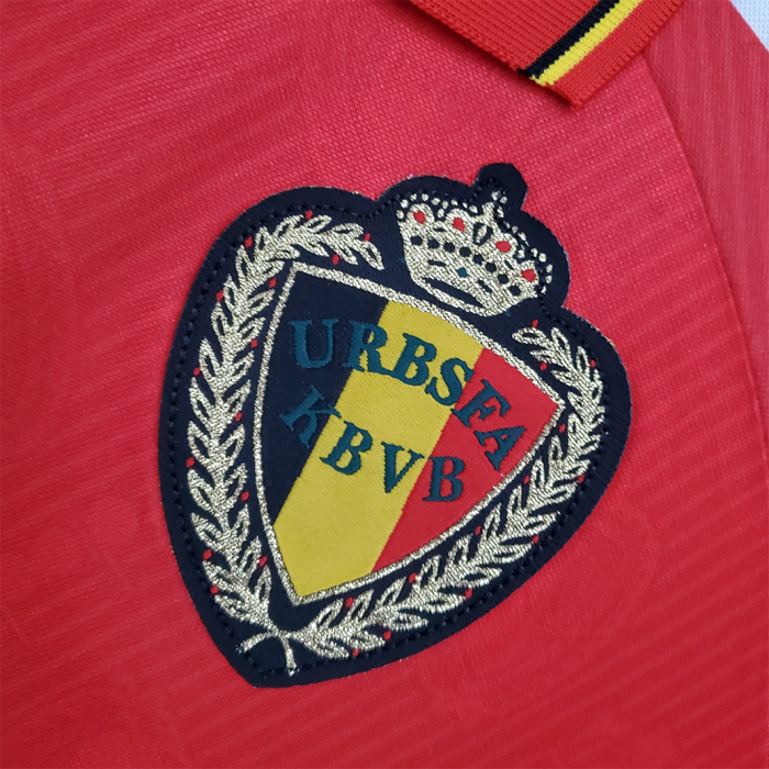 Belgium 1995 Home Jersey – Retro Version - Image 7