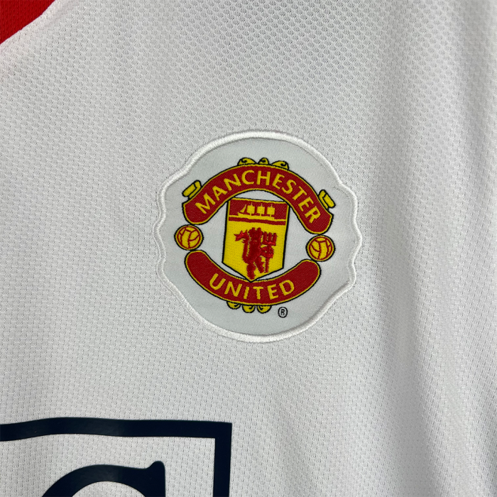 Manchester United 2007/08 Away Jersey Long Sleeve – Retro Version - Image 9