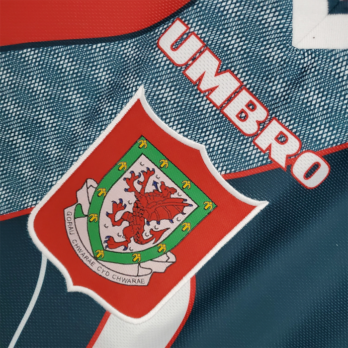 Wales 1994/95 Away Jersey – Retro Version - Image 6