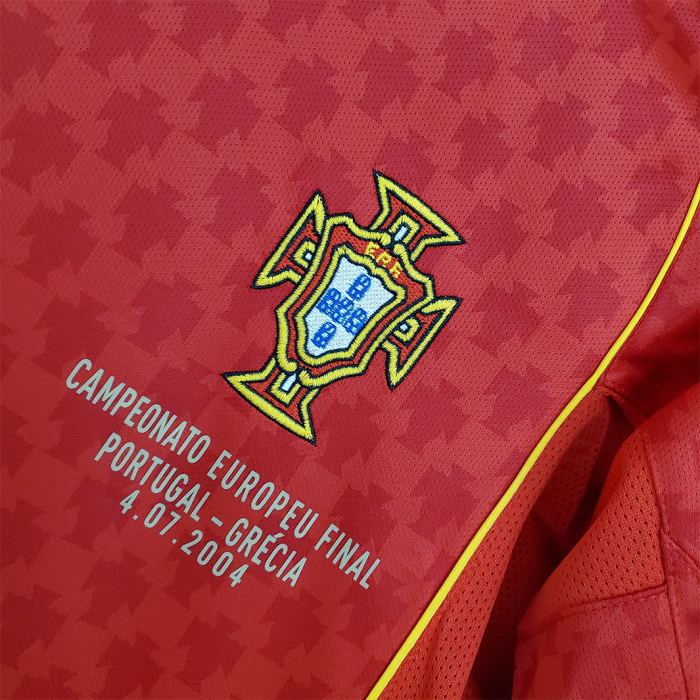 Portugal 2004 Home Jersey – Retro Version - Image 9