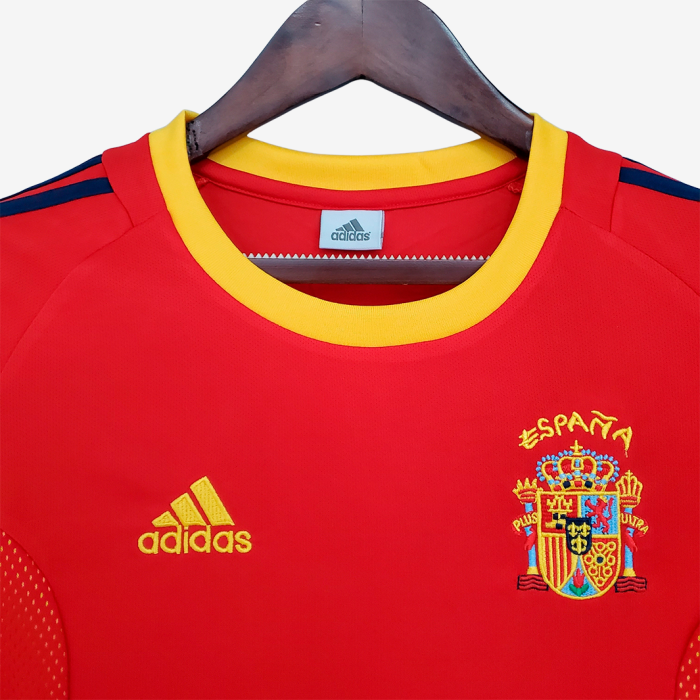 Spain 2002 Home Jersey – Retro Version - Image 9