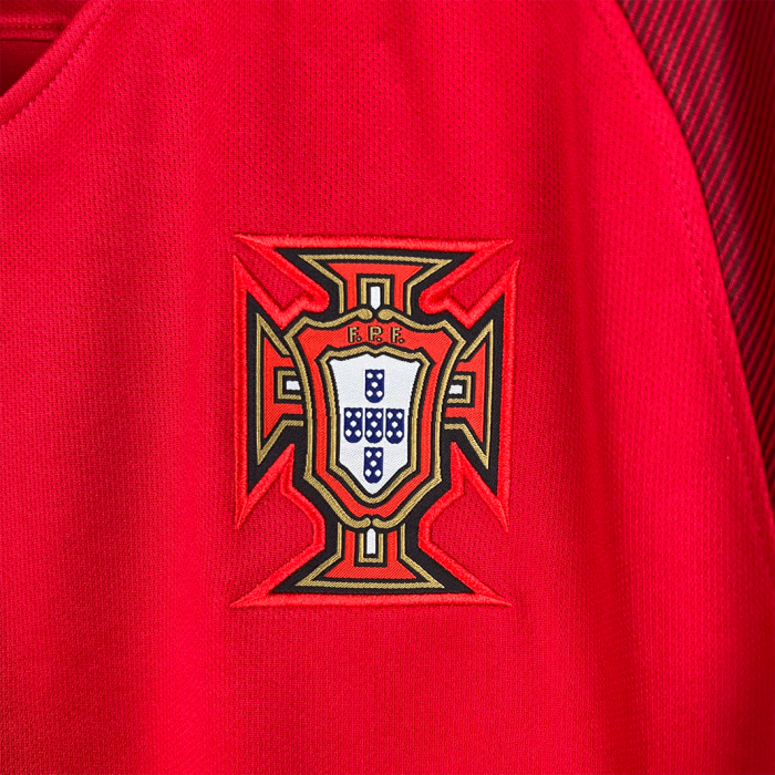 Portugal 2016 Home Jersey Long Sleeve – Retro Version - Image 9