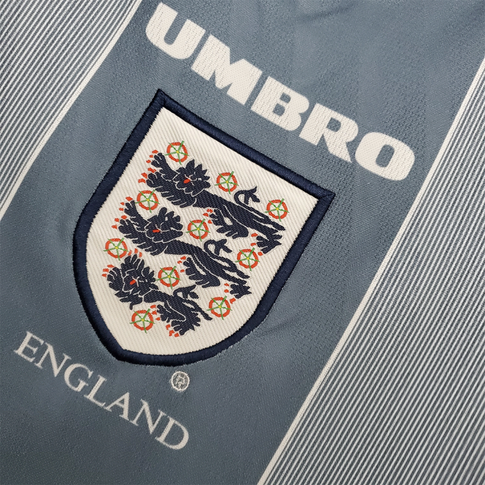 England 1996 Away Jersey - Retro Version - Image 7