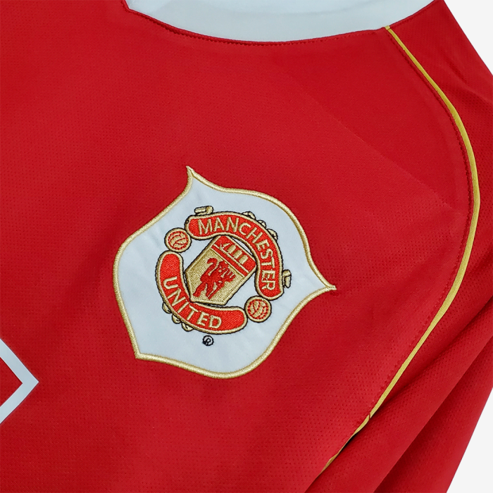 Manchester United 2006/07 Home Jersey Long Sleeve - Retro Version - Image 2