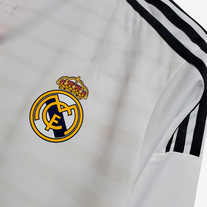Real Madrid 2014/15 Home Jersey Long Sleeve - Retro Version - Image 2