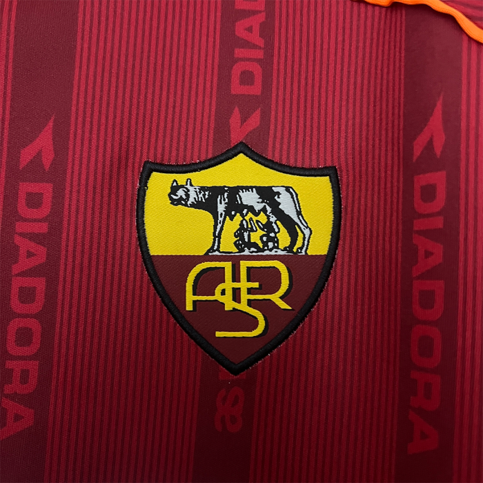 AS Roma 1999/00 Home Jersey - Retro Version - Image 2