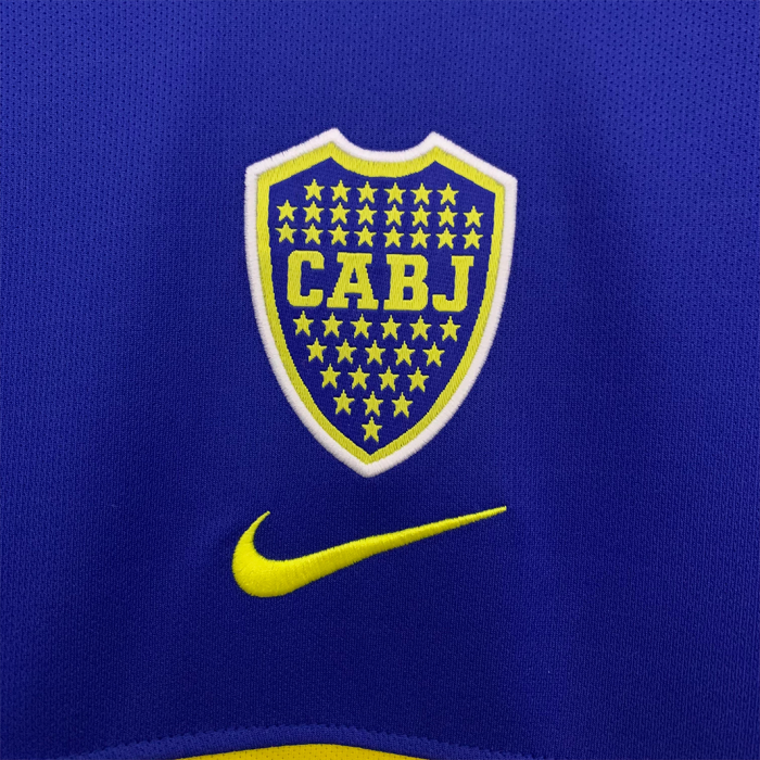 Boca Juniors 2002/03 Home Jersey - Retro Version) - Image 3