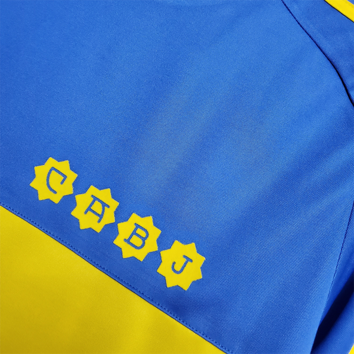 Boca Juniors 1981/82 Home Jersey Long Sleeve - Retro Version - Image 4