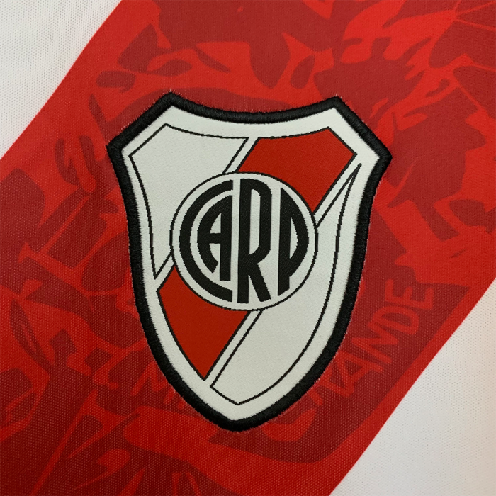 River Plate 2013/14 Home Jersey Long Sleeve - Retro Version - Image 2