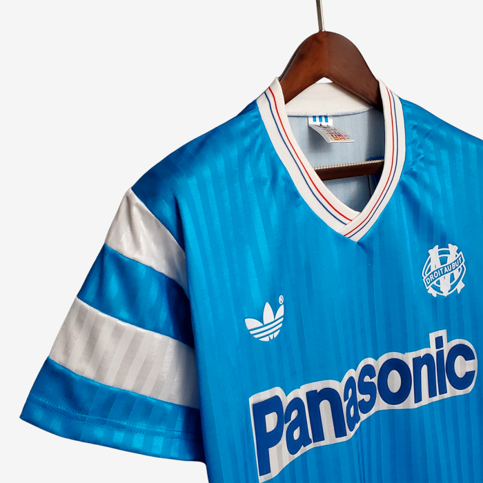 Olympique Marseille 1990/91 Away Jersey - Retro Version - Image 3