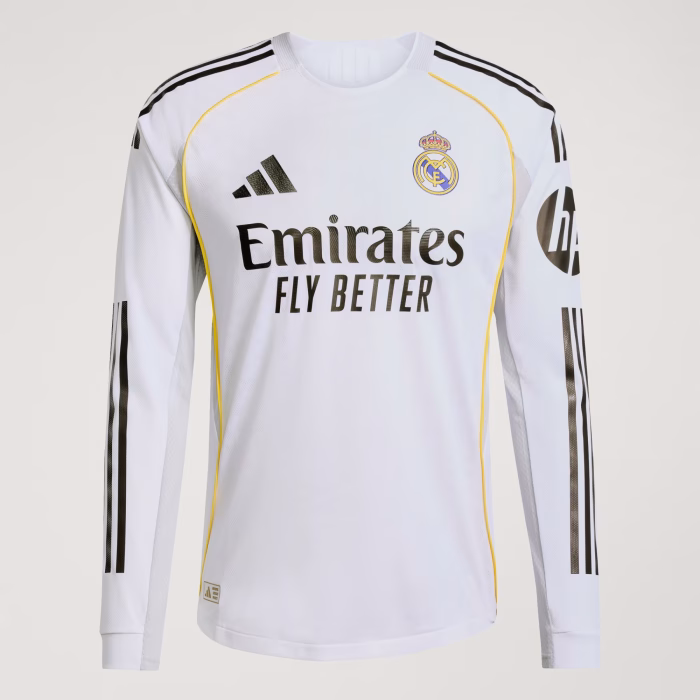 Real Madrid 2025/26 Home Jersey Long Sleeve – Player Version - Image 7