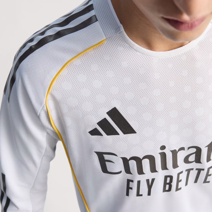 Real Madrid 2025/26 Home Jersey Long Sleeve – Player Version - Image 8