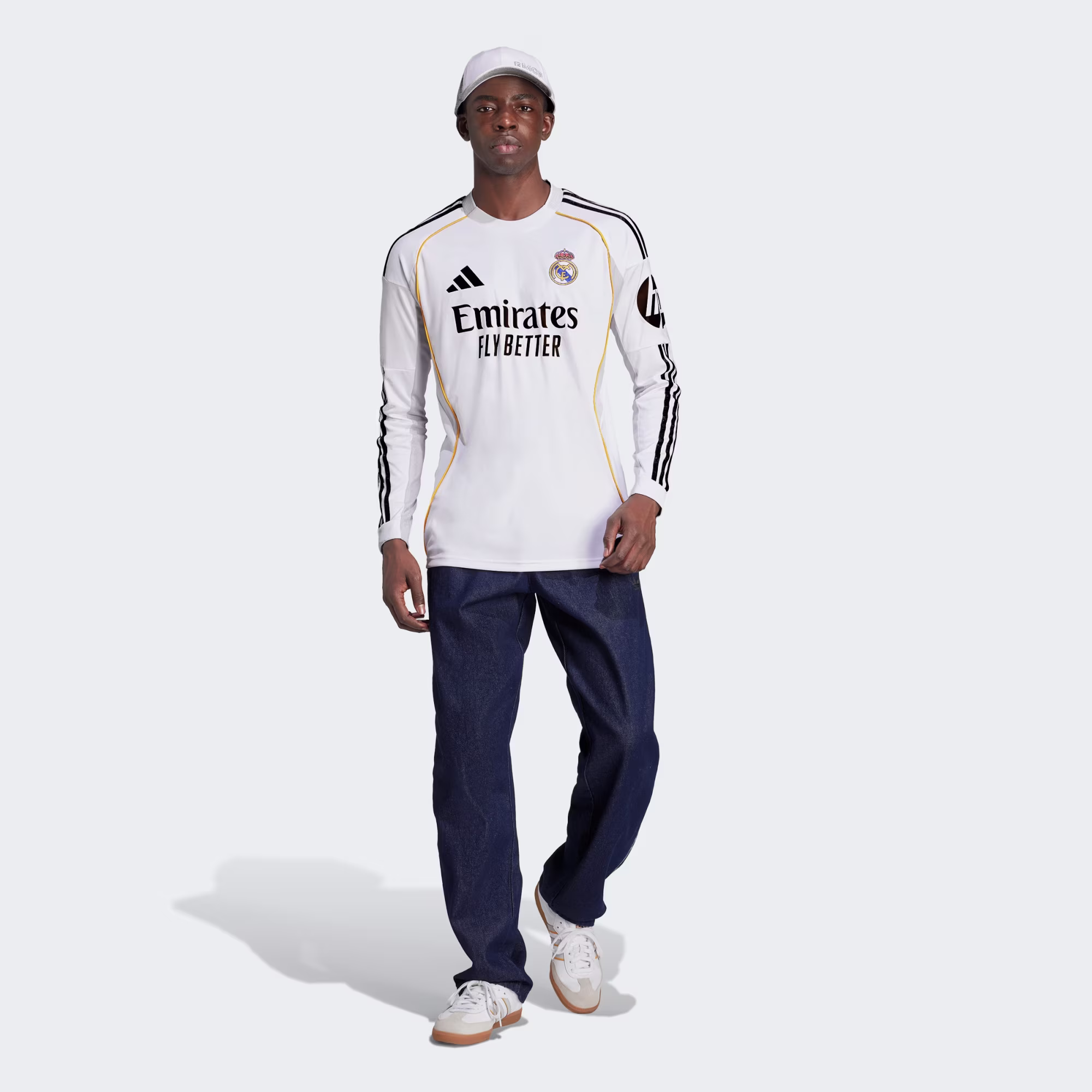 Real Madrid 2025/26 Home Jersey Long Sleeve – Fan Version - Image 6