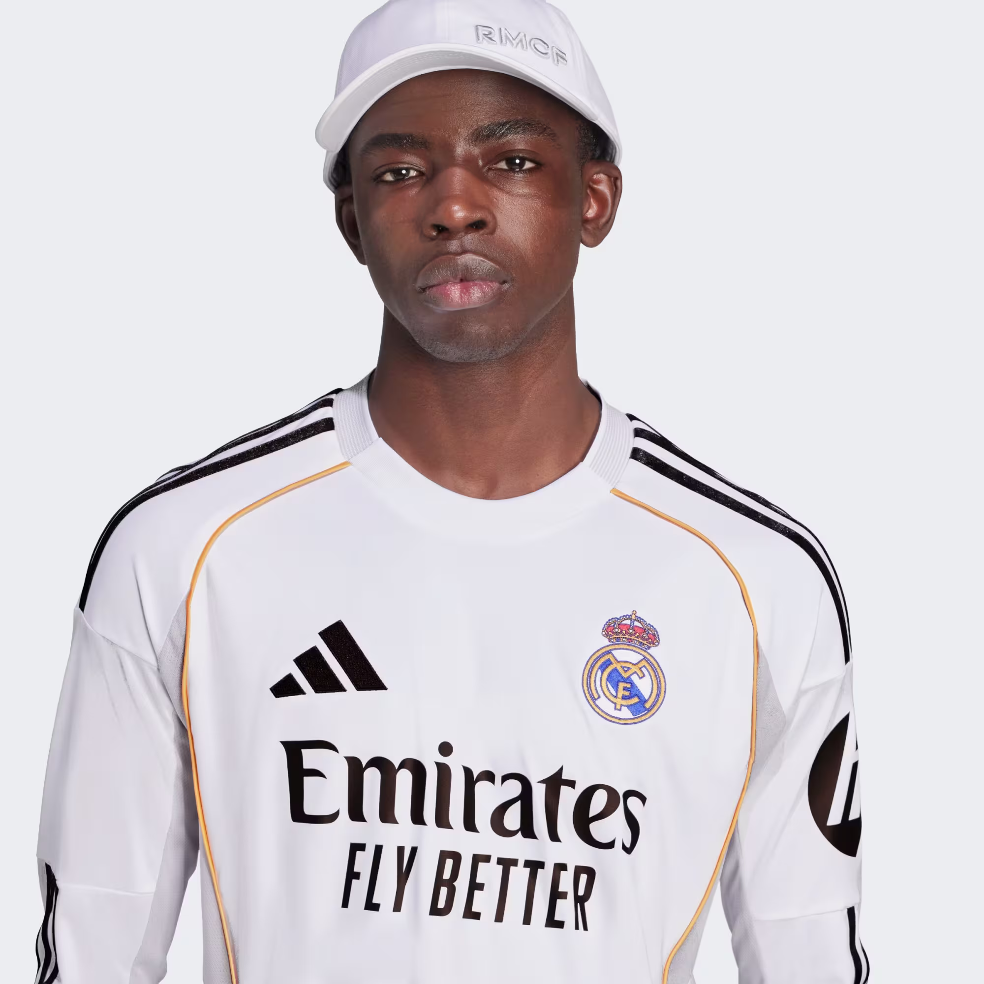 Real Madrid 2025/26 Home Jersey Long Sleeve – Fan Version - Image 3