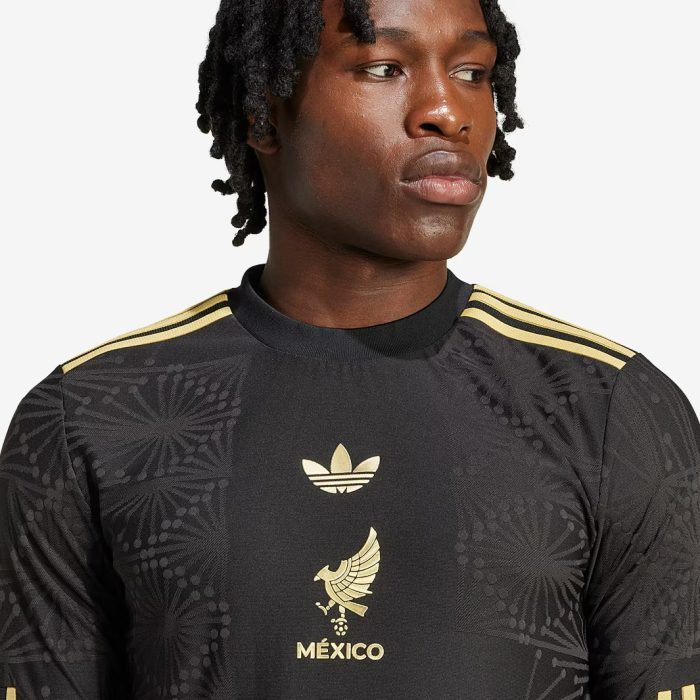 Mexico 2025/26 Gold Jersey Long Sleeve – Fan Version - Image 3
