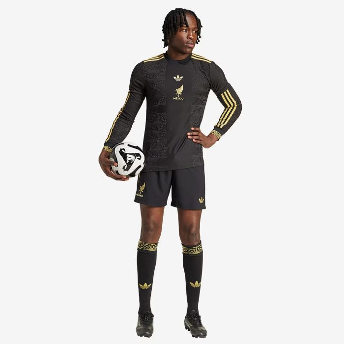 Mexico 2025/26 Gold Jersey Long Sleeve – Fan Version - Image 2