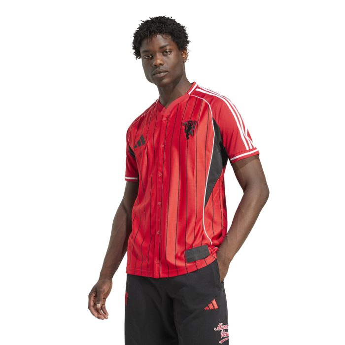 Manchester United 2025/26 US Baseball Jersey – Fan Version - Image 6