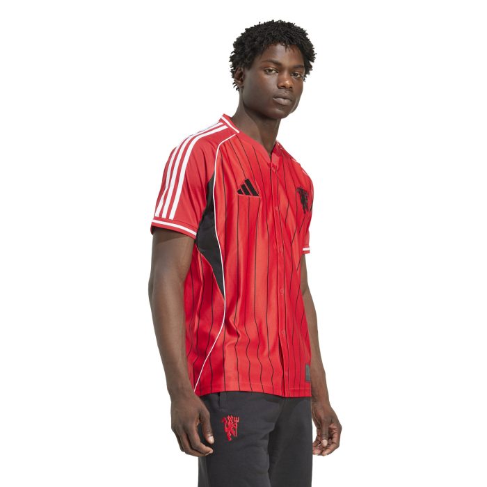 Manchester United 2025/26 US Baseball Jersey – Fan Version - Image 5