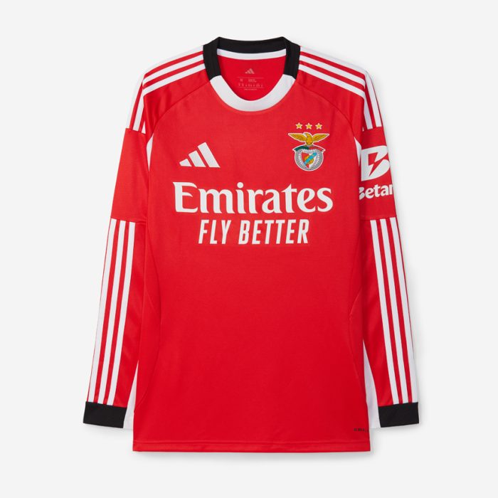 Benfica 2025/26 Home Jersey Long Sleeve - Fan Version - Image 1