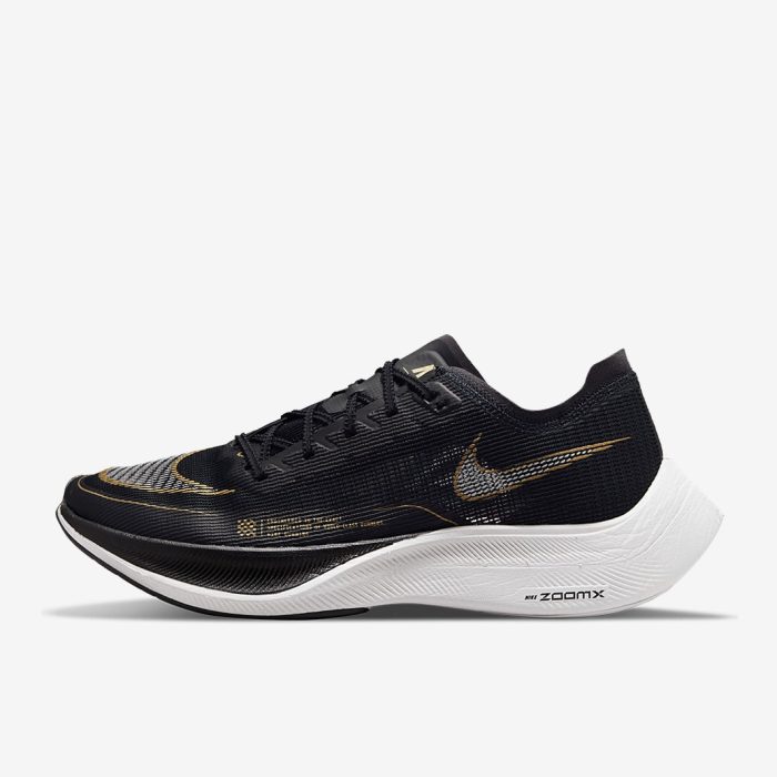 Nike Air Zoom Vaporfly Next% 2 Black Metallic Gold Coin - Image 2